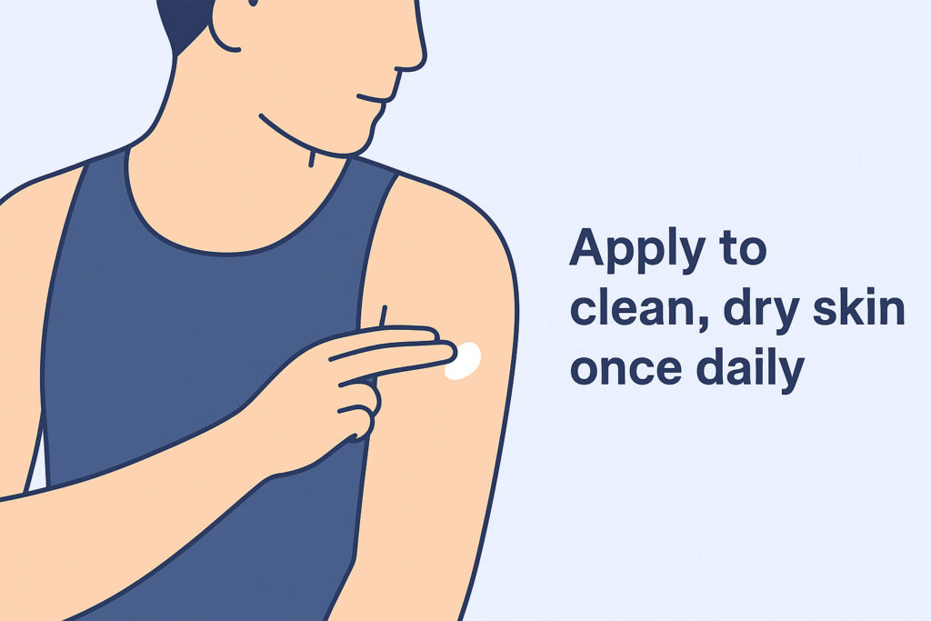 how to apply testosterone gel